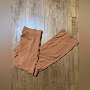 Forever 21 Orange High Rise Leggings Womens Size XL Cotton Spandex Mix Casual